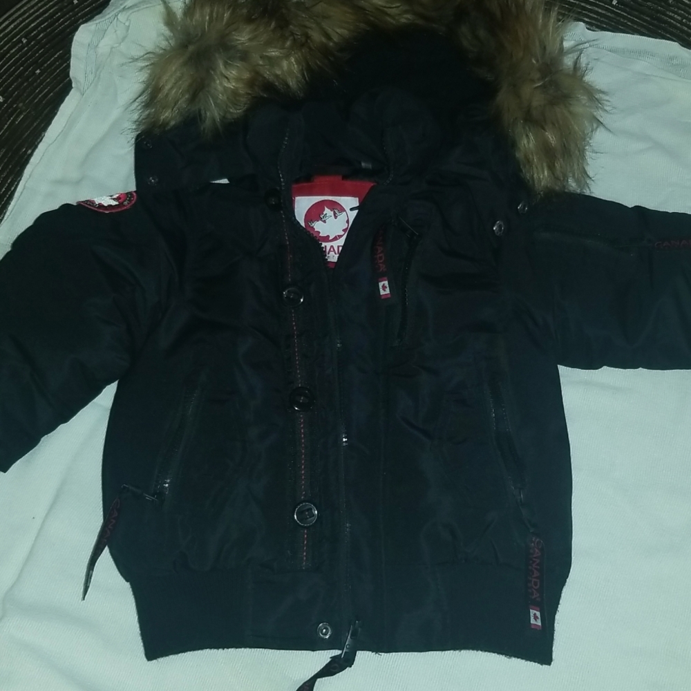 Toddler boys Canadian goose jacket